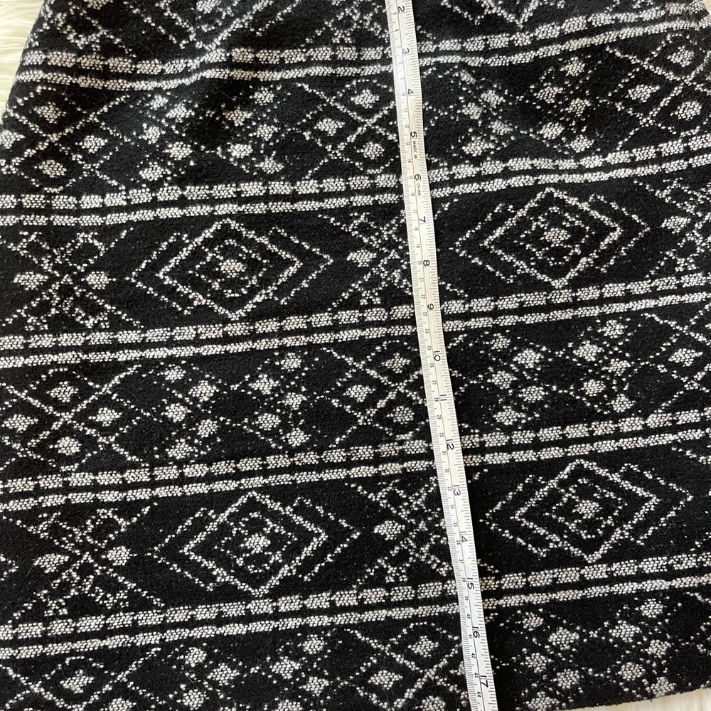 Loft Black and Gray Ikat Skirt - Picture 2 of 4